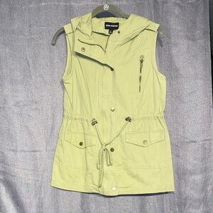 Zenana Outfitters Women's Light Green Hooded Vest